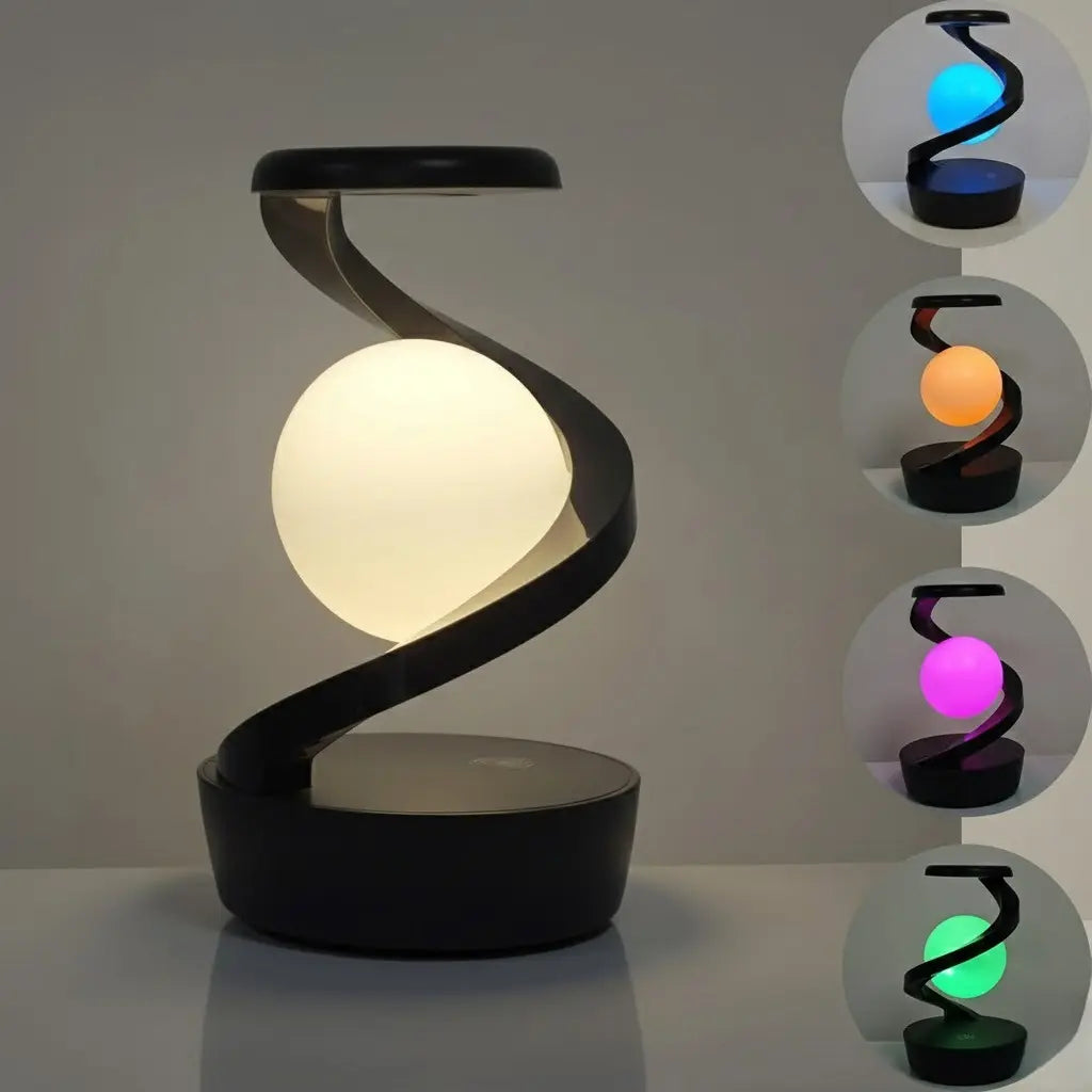 Viral spiral Desk lamp with wireless charging