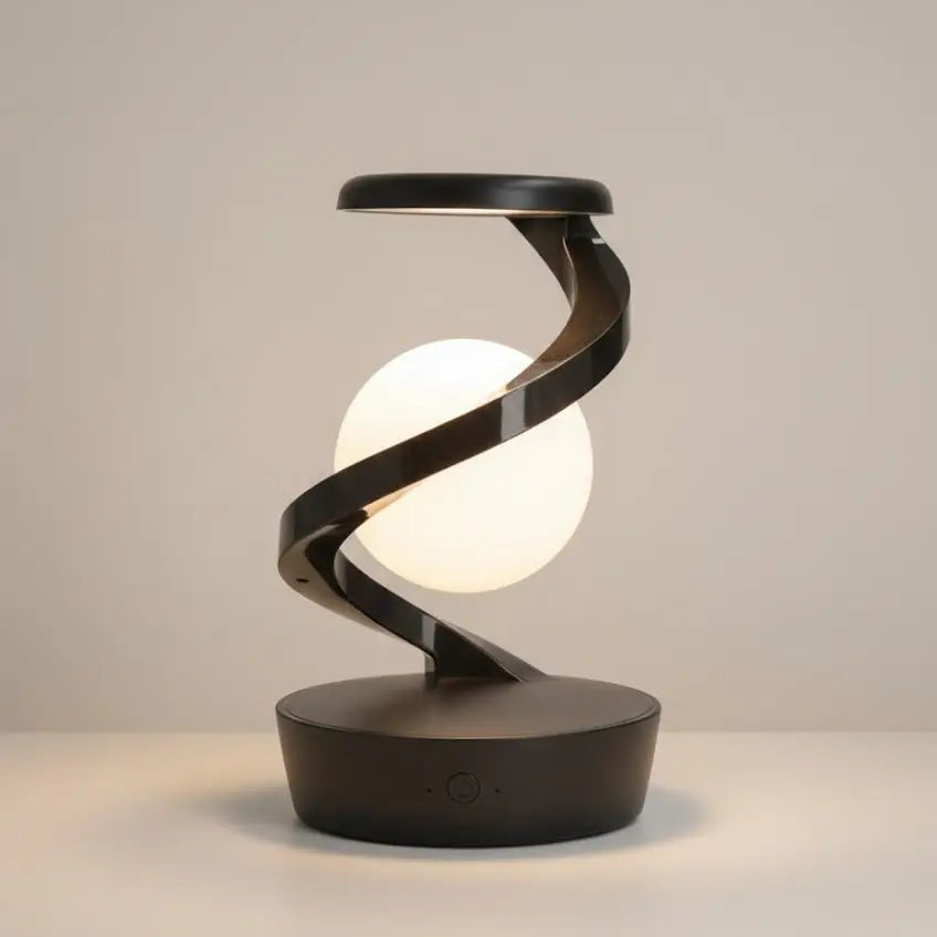 Viral spiral lamp with wireless charging