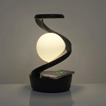 Spiral Desk Lamp with Wireless Charger