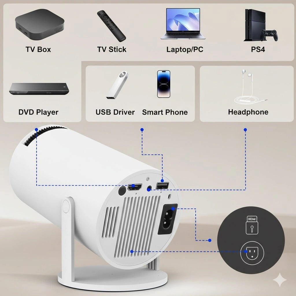Portable Mini Projector